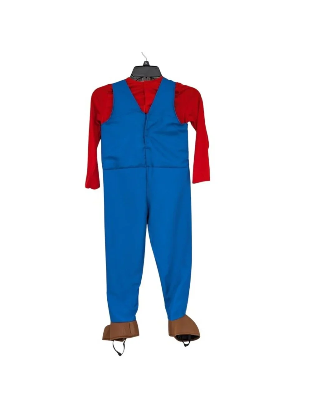 Nintendo Super Mario Kids Costume Jumpsuit Hat Glover Foot Cover Disguise Small